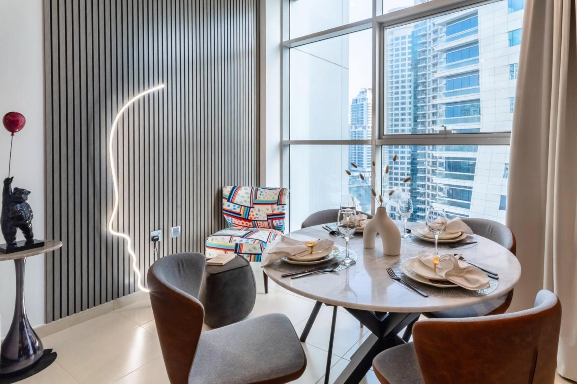 Jbr Beach & Marina Walk I Ain Dubai View I 1 Bdr المظهر الخارجي الصورة
